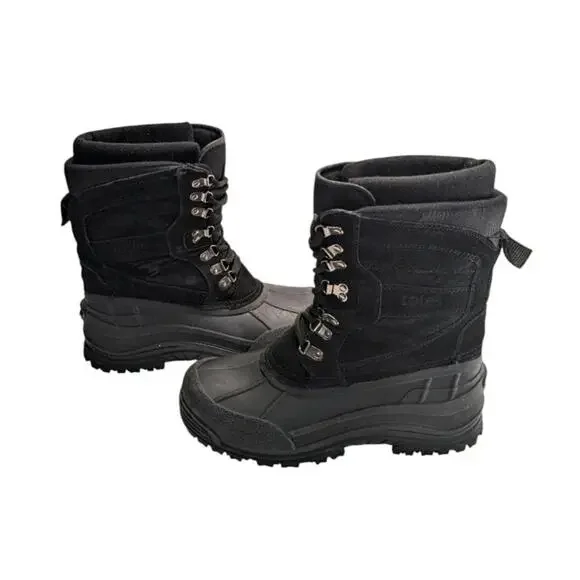 Totes Men's Black Boots size 9 totes brand - Picture 3 of 8